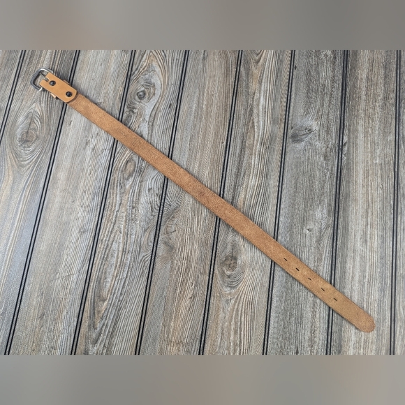 SS Double S Western Children's Leather Belt With Roping Cowboy & Horse Embossed - Picture 9 of 16